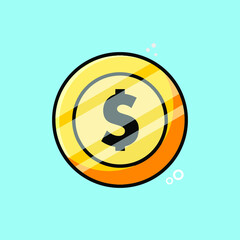 coin purse investment cartoon