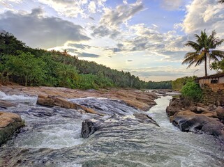 river in the mountains