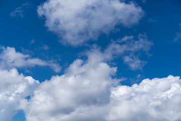 Beautiful fluffy clouds.