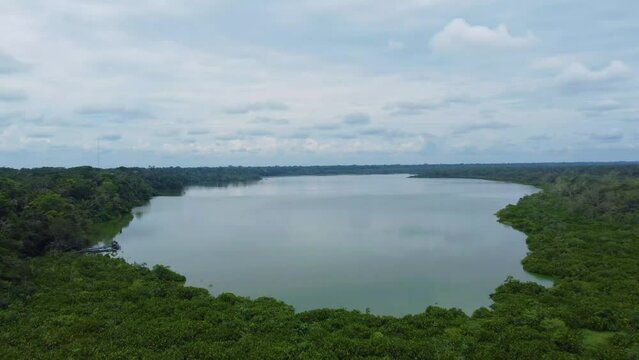 Lago, en la amaz&oacute;nica