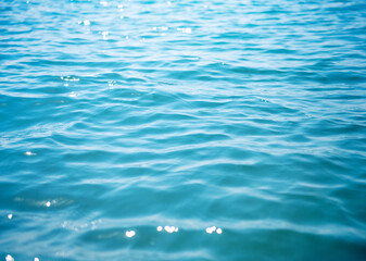 Blue sea water background texture