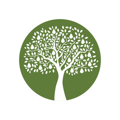 peer fruit tree svg icon