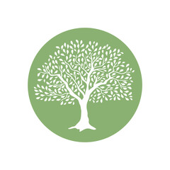 Naklejka premium summer tree svg icon