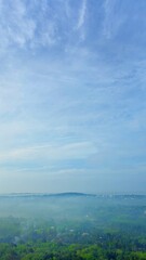 landscape with clouds