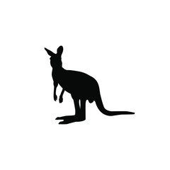 Kangaroo silhouette collection. kangaroo silhouette