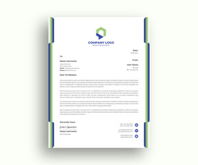 professional official cover letter Design template