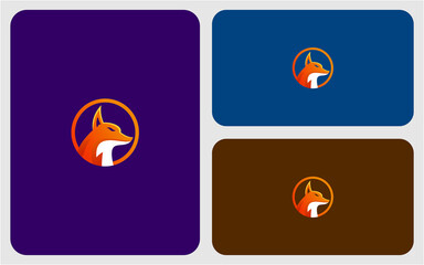 fox vector logo design