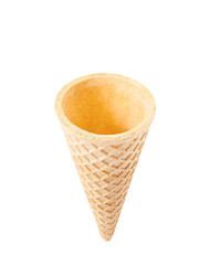 ice cream cone isolated on a white background