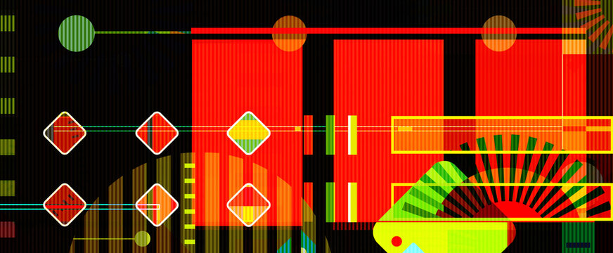 Abstract Geometric Composition_No.3-5