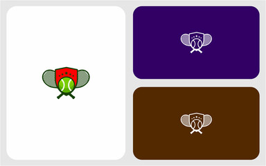 tennis logo vector illustration