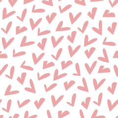 Hearts love seamless endless wrapping cover pattern background illustration