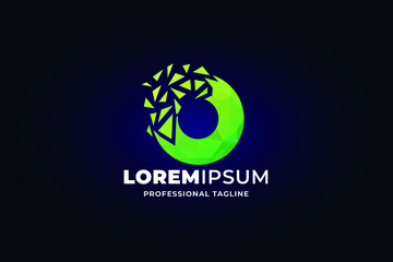 Fototapeta premium modern professional logo template
