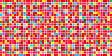 Checkered pattern. Linear background. Seamless abstract texture with many squares. Geometric wallpaper. Doodle for flyers, shirts and textiles. Line backdrop. Artwork for design