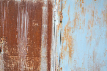 .Iron, rusty texture.