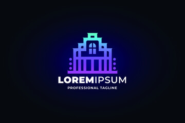 Fototapeta premium modern professional logo template