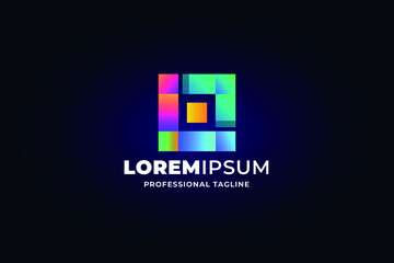 Fototapeta premium global professional logo template