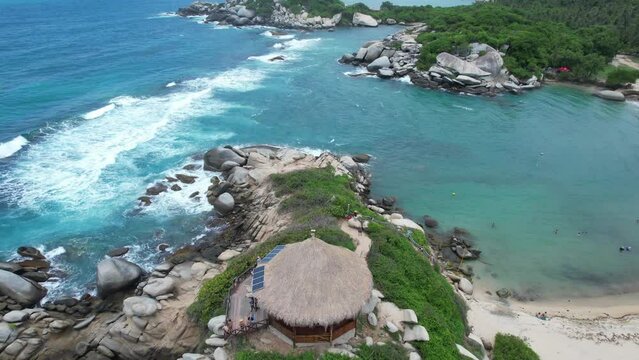 Landscape from Cabo San Juan del Guia Tayrona Park