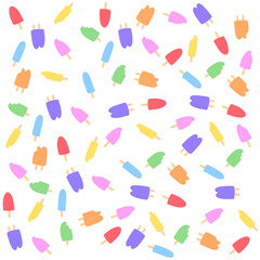 Popsicle pattern illustration