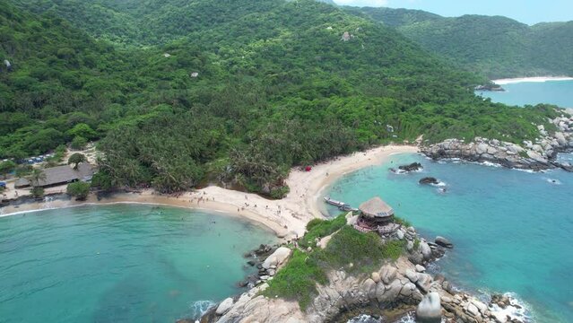 Landscape. Cape San Juan. Tayrona National Park. Colombia
