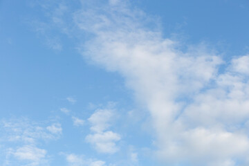 Naklejka na ściany i meble Sky background with beautiful clouds. Landscape with clouds.