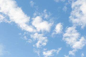 Sky background with beautiful clouds. Landscape with clouds.