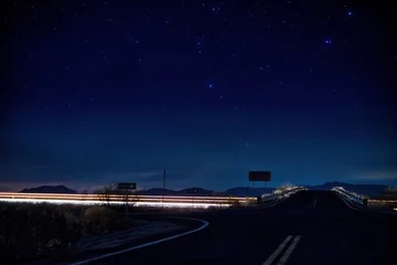 Foto op Plexiglas highway at night © Kenneth
