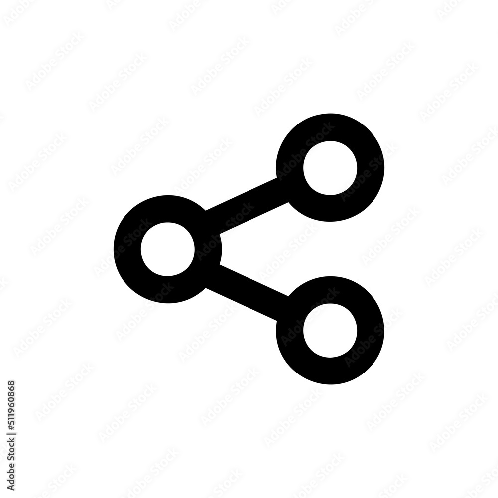 Poster share vector icon. share files, posts and website. vector eps 10