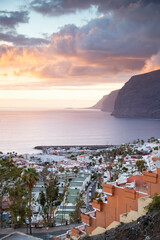 amazing sunset over Los Gigantes  Tenerife © Melinda Nagy