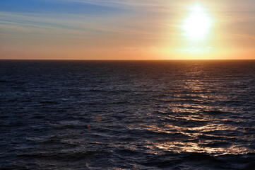 Obraz premium sunset over the sea