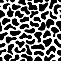 Vector seamless pattern with abstract elements. Cute design for textile, wallpaper, wrapping paper.