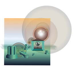 Obraz premium camera and film