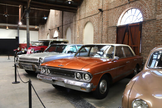  Museum of Industry, C&oacute;rdoba, Argentina. Classic cars. Rambler Ambassador Classic (Fish mouth). Automobiles. Old cars. IKA. I.K.A. Grey. Renault NN1. NN. Renault Gordini. 