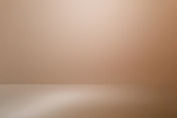 beige tone color of 3d product showcase background.
