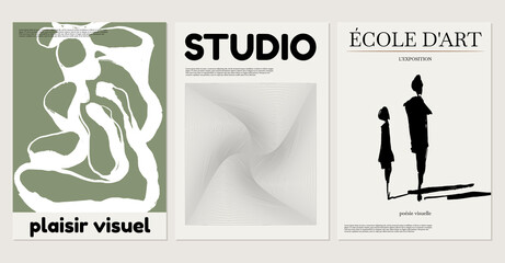 Vector hand drawn minimalistic placard with contemporary illustration. Creative abstract artwork isolated . Template for card, poster, banner, print for t-shirt, pin, badge, patch.