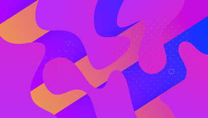 Digital Layout. Art Landing Page. Gradient Texture. Violet Vibrant Background. Wave Fluid Cover. Spectrum Brochure. Minimal Banner. Plastic Page. Magenta Digital Layout