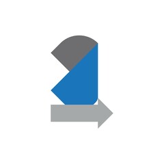 Arrow illustration logo