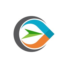 Arrow illustration logo