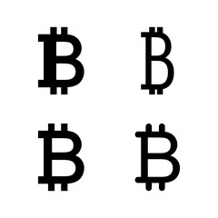 Bitcoin icon vector. bitcoin sign and symbol. payment symbol. cryptocurrency logo