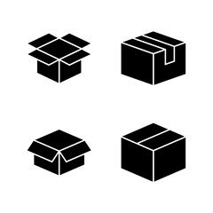 Box icon vector. box sign and symbol, parcel, package