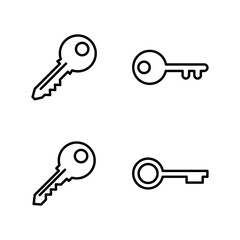 Key icon vector. Key sign and symbol.