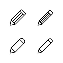 Pencil icon vector. pen sign and symbol. edit icon vector
