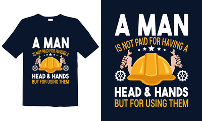 Labor day t-shirt design. Best for fashion graphics, t-shirt prints, posters, stickers, décor elements, t-shirts, and prints.