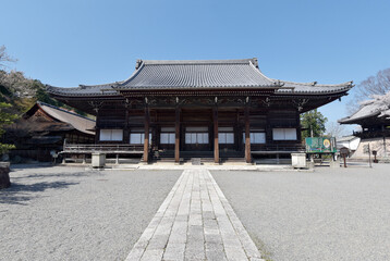 Fototapeta premium 春の西教寺 本堂 滋賀県大津市坂本