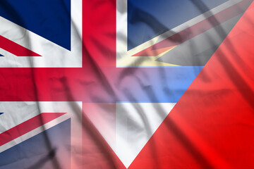 England and Antigua and Barbuda official flag transborder relations ATG GBR