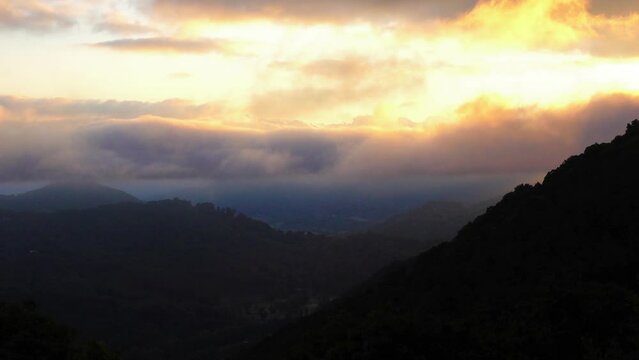 Beautiful nature scenery in maggie valley north carolina
