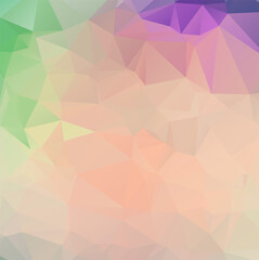 Abstract Geometric backgrounds orange Color and green purple