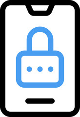 Fototapeta premium Lock phone