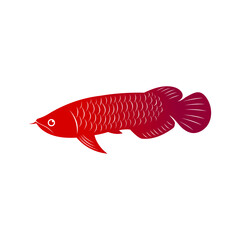 arowana fish logo