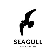 seagull vector logo