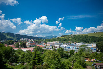 Panorama of Dolni Kubin, Slovakia